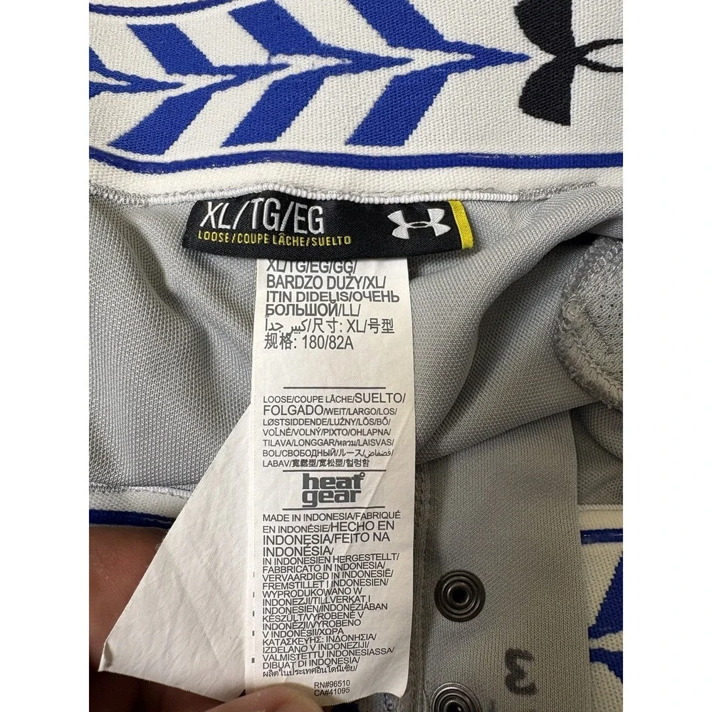 Under Armour Mens gray athletic pants heat gear baseball size Extra Large‎